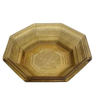 Vintage Anchor Hocking Amber Glass